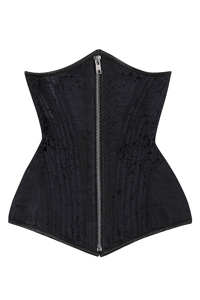 Livia Longline Black Underbust Corset