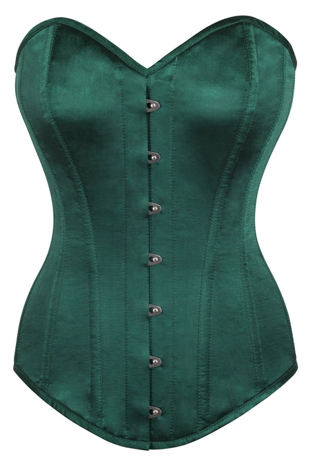 Green corset top in a size 34 b new with tags on
