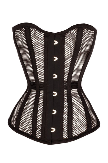 Gothic Clothing - Sheena Industrial Goth PU Leather Overbust Corset –  Gothikco
