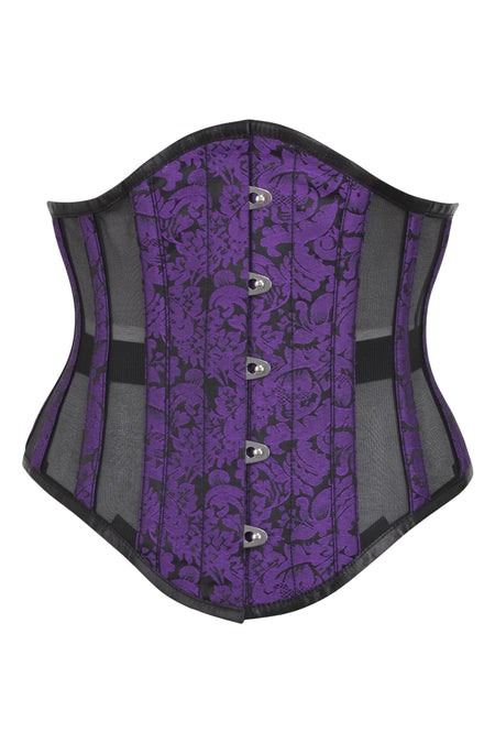 Sequin Striped Underbust Corset – Violet Vixen