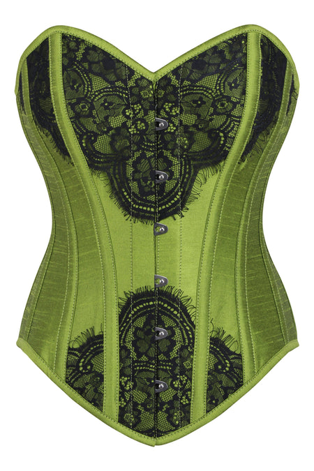 Olive Woven Underbust Corset Top, Co Ords