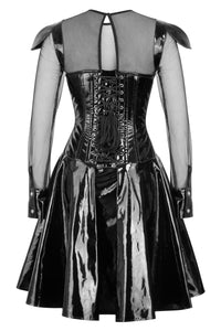 PVC Dress with Sheet Sleeves
